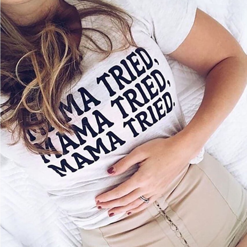 The Bee & The Fox Mama Tried Scoop Neck Shirt for Women